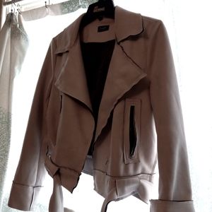 Suede Moto Style Jacket